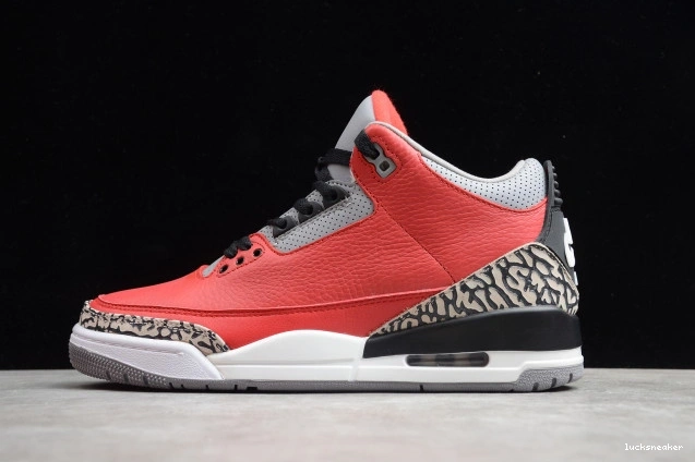 Rep LUCY Jordan Air 3 Cement Red CK5692-600 0801